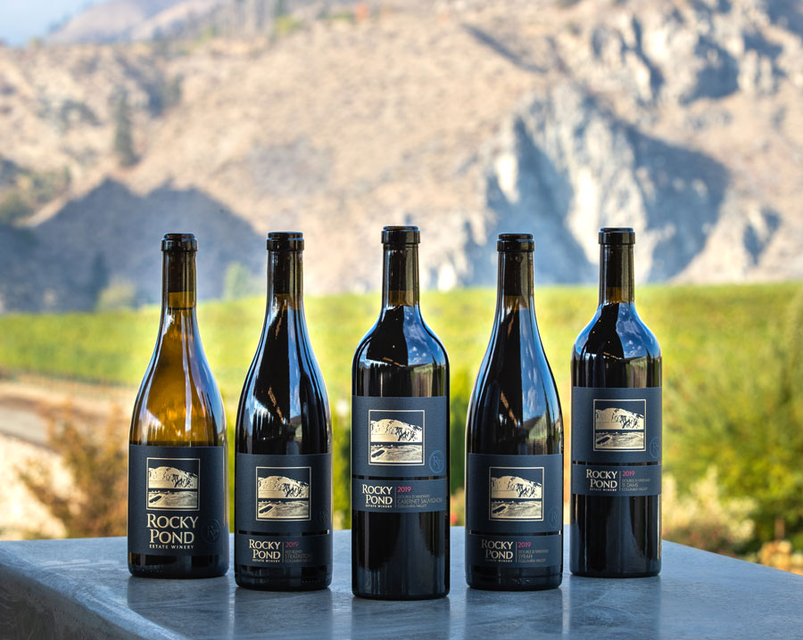variation of 5 rocky pond wines from 2019